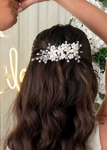 Gelin saç aksesuarı taç - Görsel 2