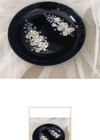 Gelin saç aksesuarı taç - Görsel 6