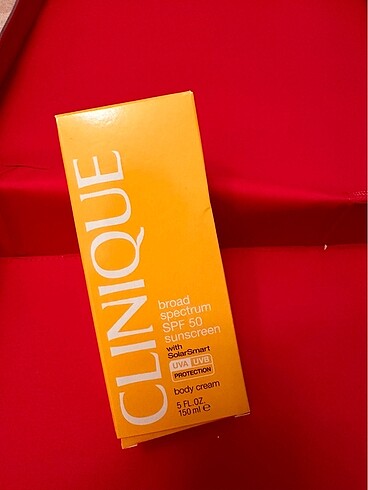 Clinique güneş kremi