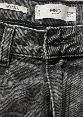 Gri Kadın Denim Jean - Regular Fit, Sokak Stili - Görsel 3