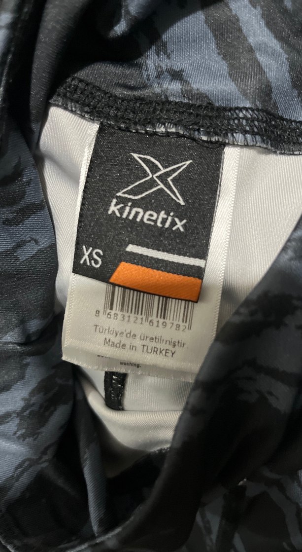 Gri Yılan Desenli tayt - Görsel 2