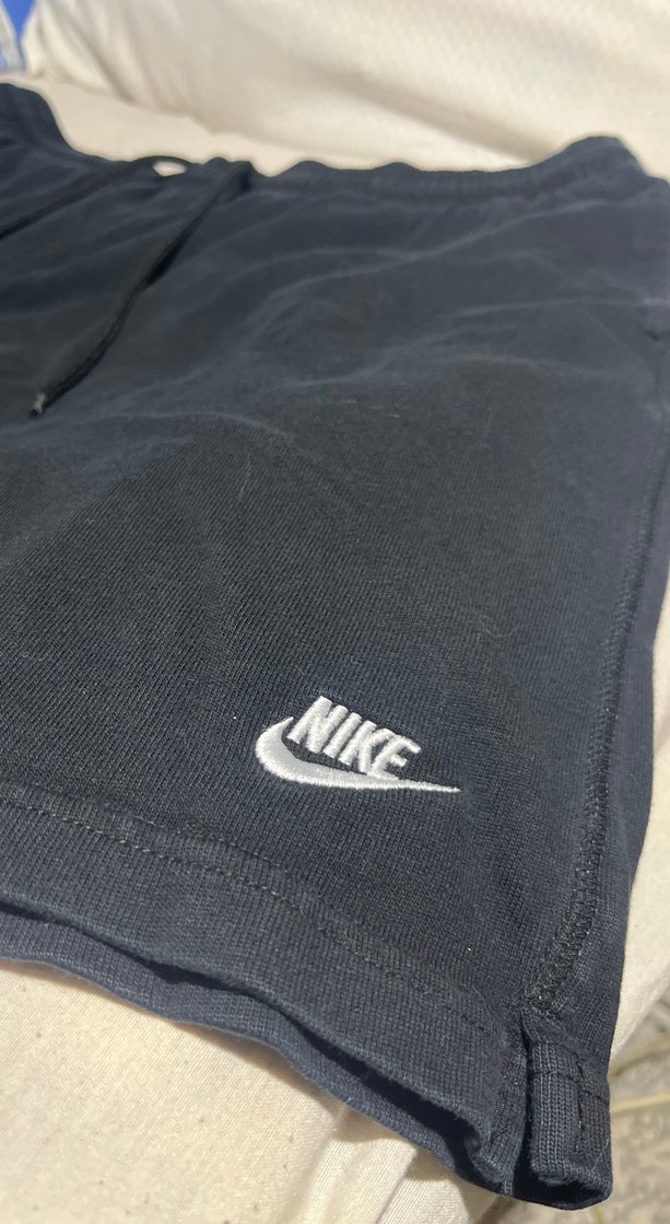 Nike Siyah Pamuklu Rahat Kesim Erkek Şort - Görsel 2