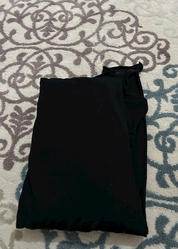 siyah penye şal - Görsel 2