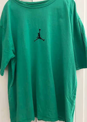 Yeşil Oversize Kısa Kollu Tişört - Görsel 2