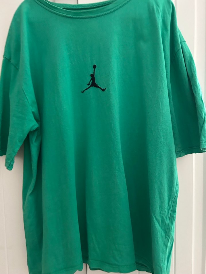 Yeşil Oversize Kısa Kollu Tişört - Görsel 2