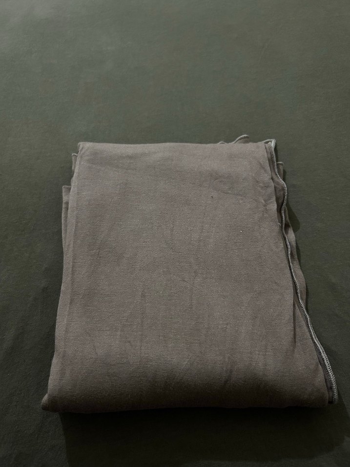 kahverengi ve lacivert penye şallar - Görsel 3