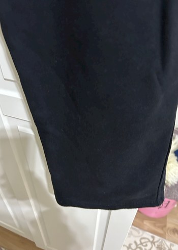 Kadın Siyah Fermuarlı Rahat Eşofman Altı - Görsel 6