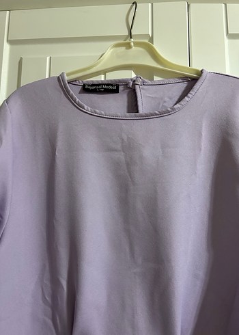 Kadın Mor Uzun Kollu Uzun Elbise - Görsel 6