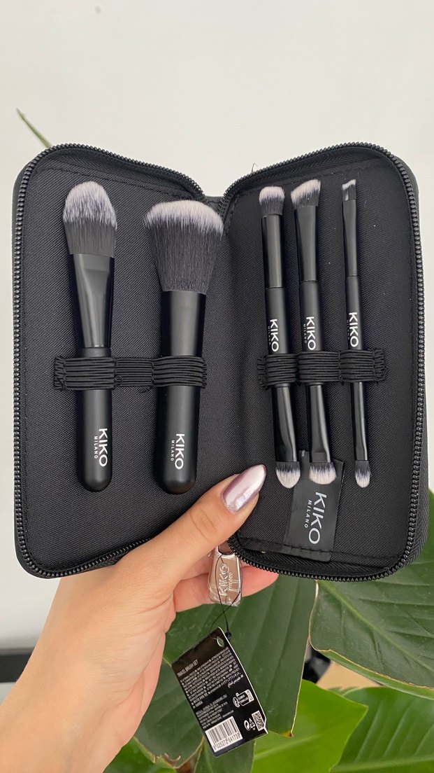 KIKO Siyah Makyaj Fırça Seti, 5 Parça - Görsel 2