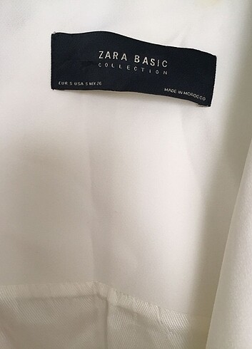 s Beden Zara beyaz yelek