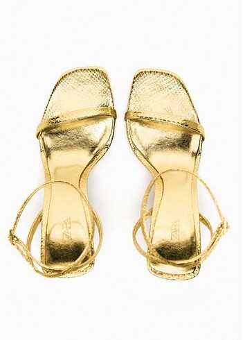 Zara gold ayakkabı