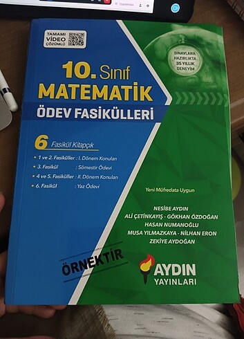 10.sinif matematik ödev fasikülleri 