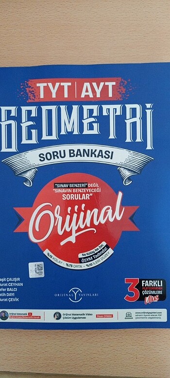 Orijinal Yayınları Tyt-Ayt Geometri Soru Bankası 