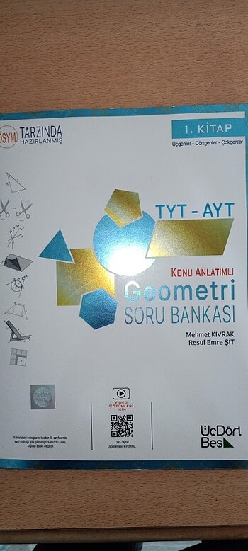 345 Yayınları Tyt-Ayt Geometri Soru Bankası 