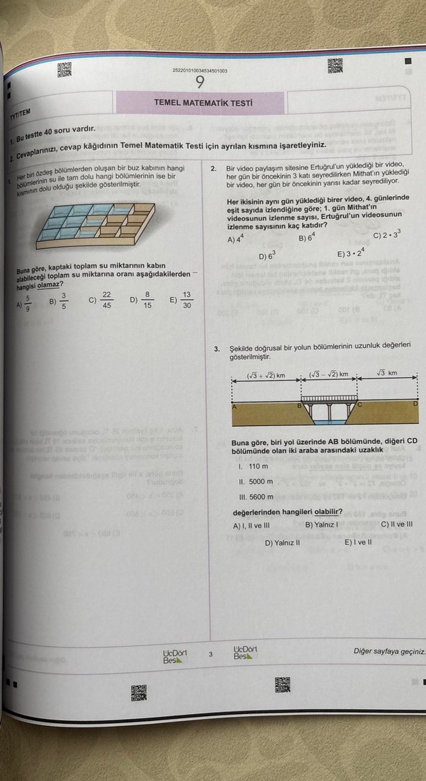 10 Adet 345  TYT Deneme Sınavı Kitabı - Görsel 5