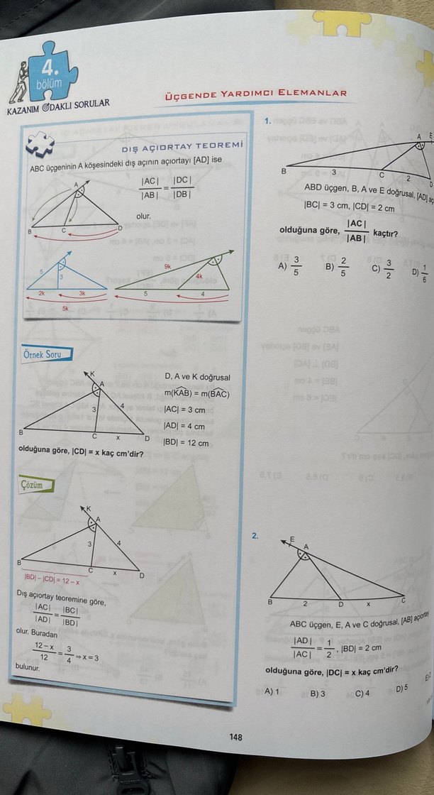345 TYT-AYT Geometri Konu Anlatımlı Soru Bankası 1. Kitap - Görsel 2