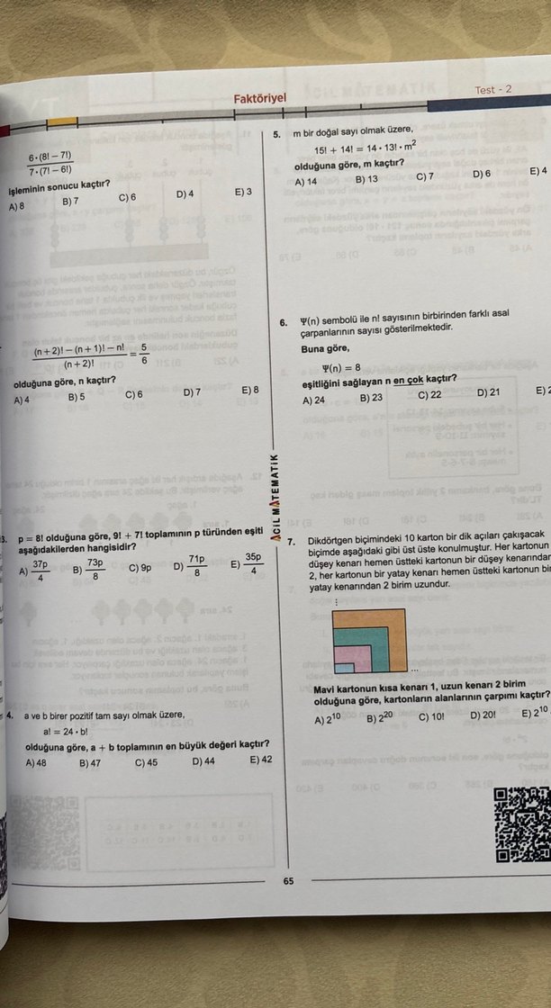 Acil Yayınları TYT matematik Soru Bankası - Görsel 2