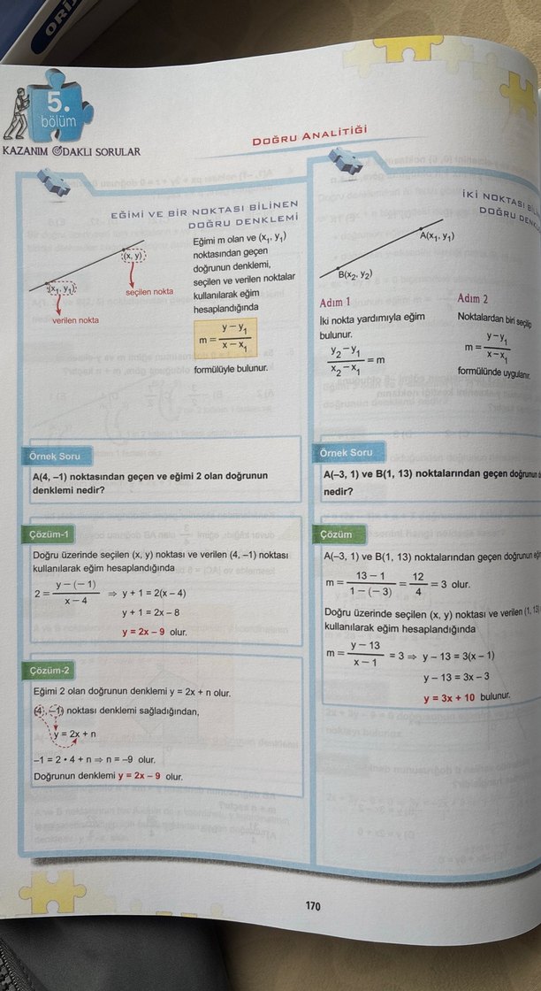 ÜçDörtBeş 345 konu anlatımlı Yks geometri soru bankası  - Görsel 5