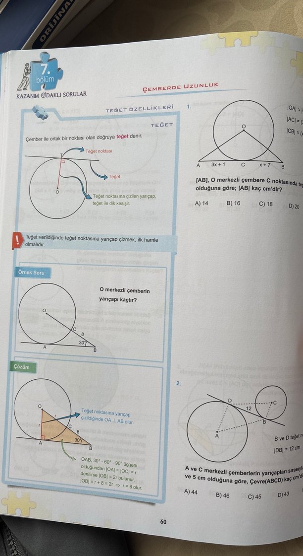 ÜçDörtBeş 345 konu anlatımlı Yks geometri soru bankası  - Görsel 4