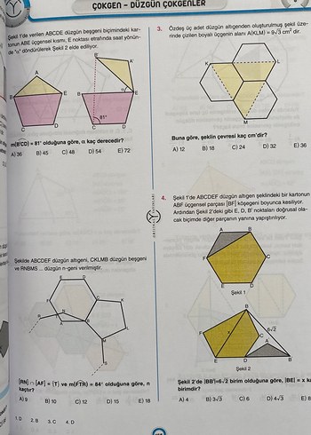 Orijinal yayınları TYT AYT Geometri Soru Bankası - Görsel 9