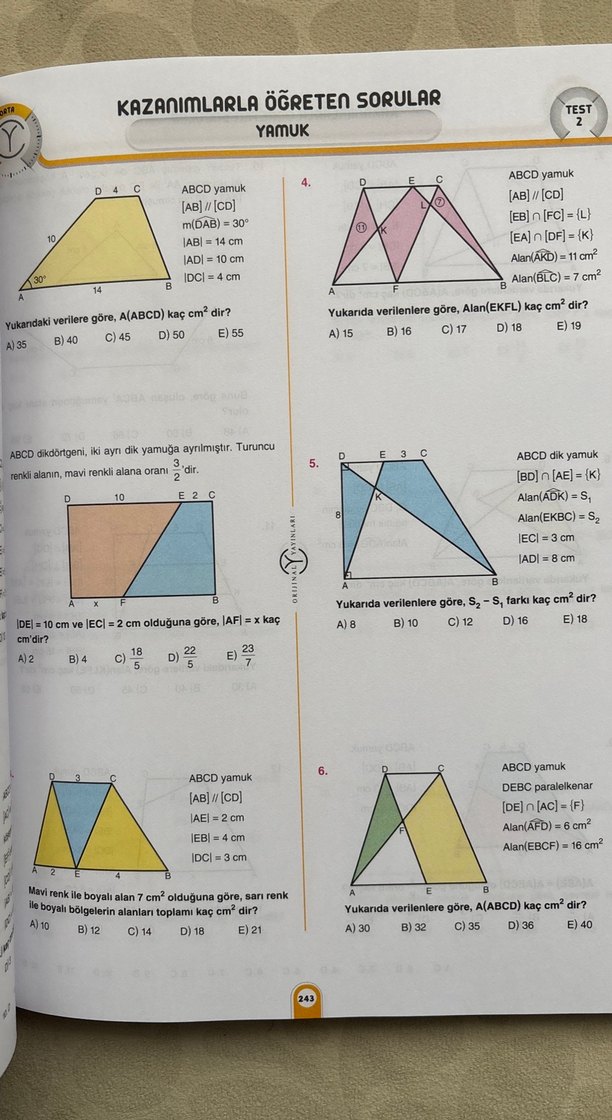 Orijinal yayınları TYT AYT Geometri Soru Bankası - Görsel 5