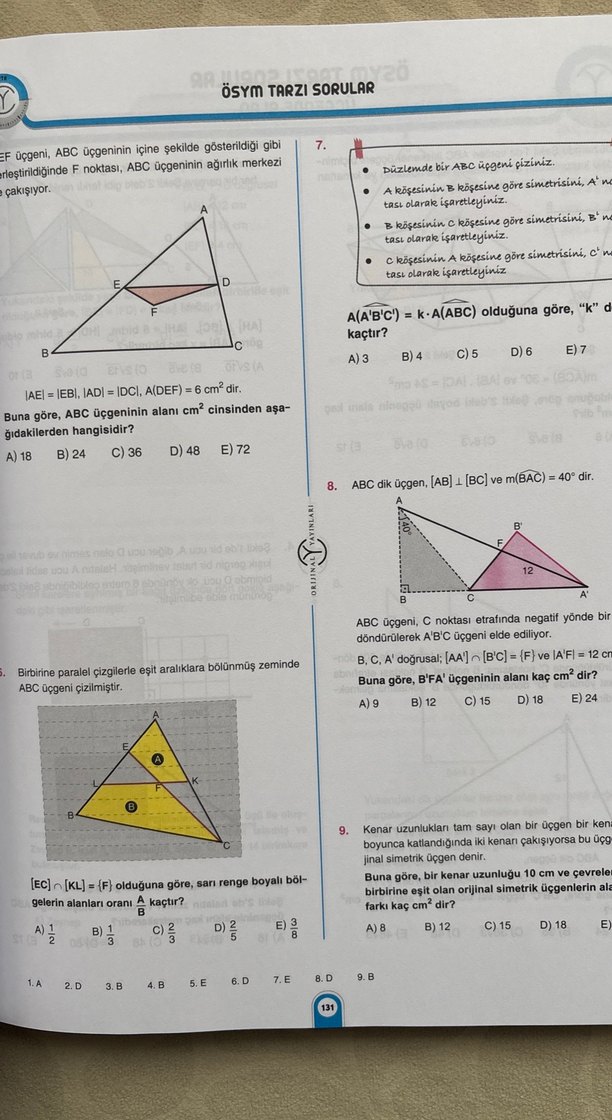 Orijinal yayınları TYT AYT Geometri Soru Bankası - Görsel 2