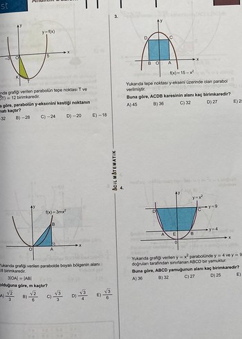 Acil yayınları AYT matematik Soru Bankası - Görsel 7