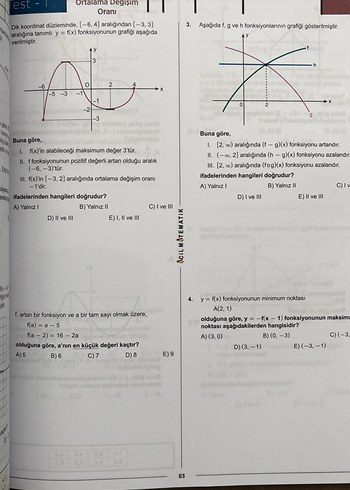 Acil yayınları AYT matematik Soru Bankası - Görsel 6