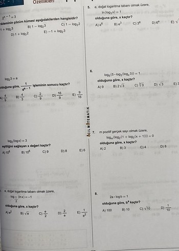Acil yayınları AYT matematik Soru Bankası - Görsel 4