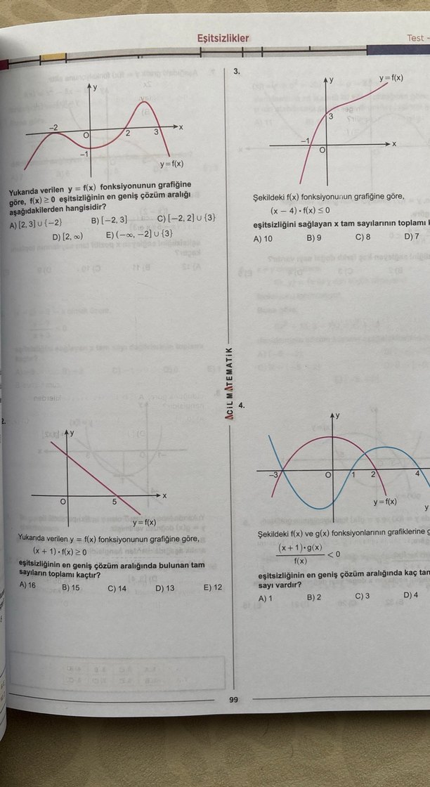 Acil yayınları AYT matematik Soru Bankası - Görsel 5