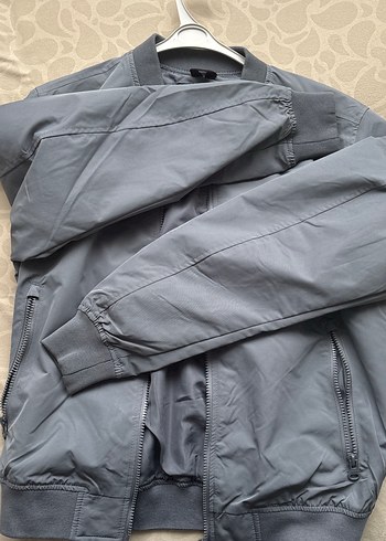 Gri Fermuarlı Pull Bear Ceket - Görsel 2