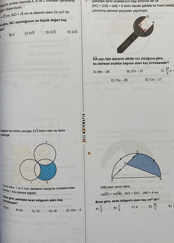 Acil yayınları TYT-AYT Geometri Soru Bankası - Görsel 6