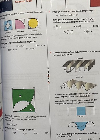 Acil yayınları TYT-AYT Geometri Soru Bankası - Görsel 7