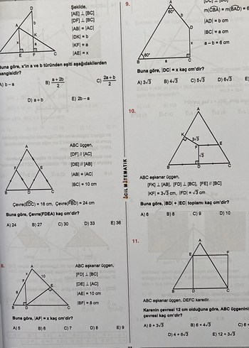 Acil yayınları TYT-AYT Geometri Soru Bankası - Görsel 2