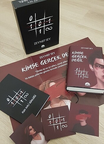 KİMSE GERÇEK DEĞİL İMZALI KUTULU SET