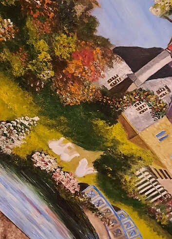 Beden çeşitli Renk Orjinal yagli boya tablosu 50×70