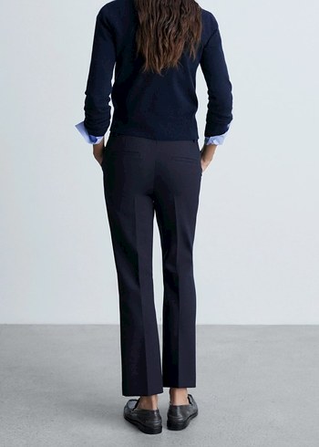 Lacivert Kadın Ofis Triko - Görsel 3