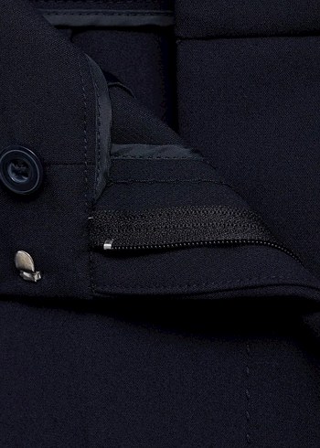 Lacivert Kadın Ofis Triko - Görsel 5