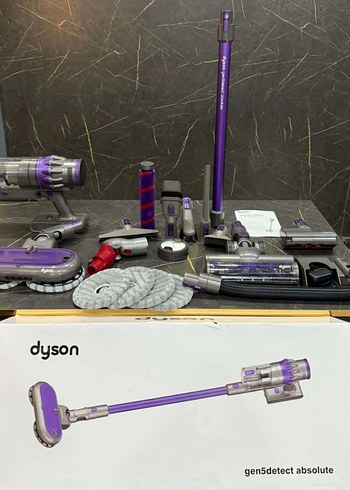 Dyson Gen5Detect Absolute Mor Kablosuz Süpürge