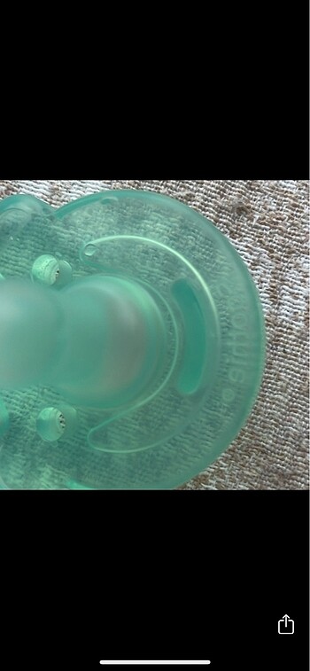 Beden yeşil Renk Philips avent soothie emzik 0-3 m