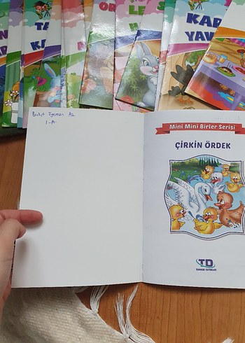  Beden Renk Mini Mini Birler Serisi Çocuk Kitabı