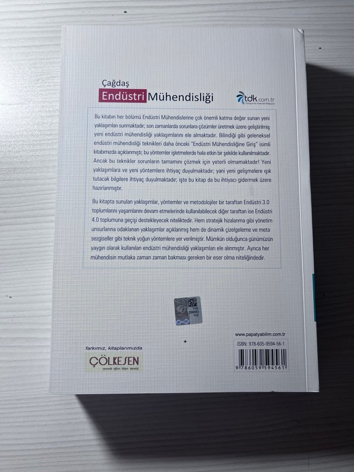Çağdaş Endüstri Mühendisliği Kitabı - Görsel 2