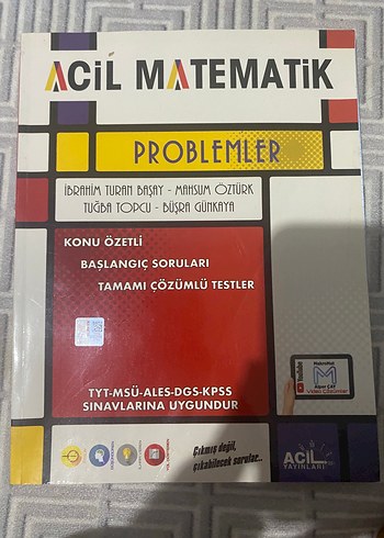 Acil Matematik Problemler Soru Bankası