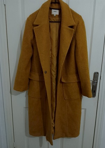 Hardal Rengi Uzun Kadın Kaban - Görsel 5