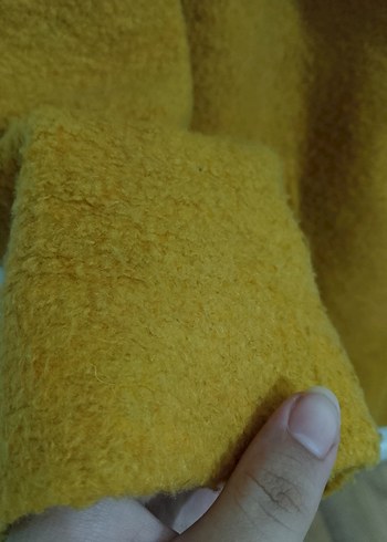 Hardal Rengi Uzun Kadın Kaban - Görsel 3