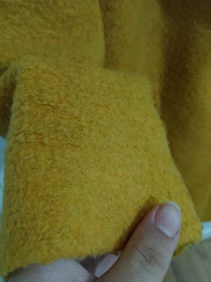 Hardal Rengi Uzun Kadın Kaban - Görsel 3