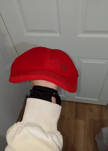 Kırmızı Kadın Street Wear Şapka - Görsel 3