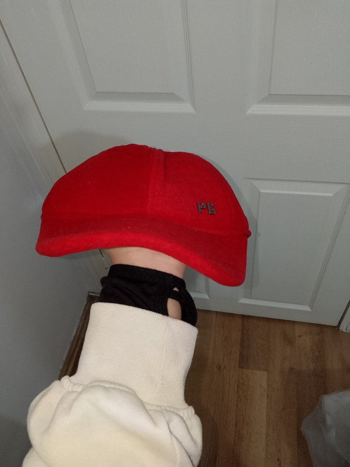 Kırmızı Kadın Street Wear Şapka - Görsel 3