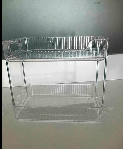 2 katlı makyaj organizer