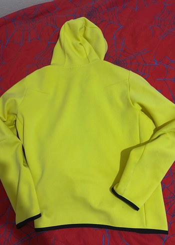 Sarı Nike Fermuarlı Erkek Sweatshirt - Görsel 2